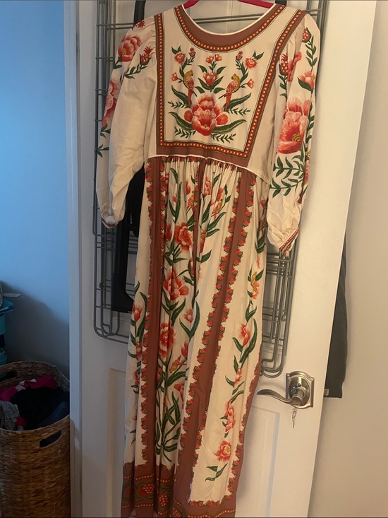 FARM Rio Dresses & Skirts - FARM Rio Off-White Ainika Delicate Maxi dress